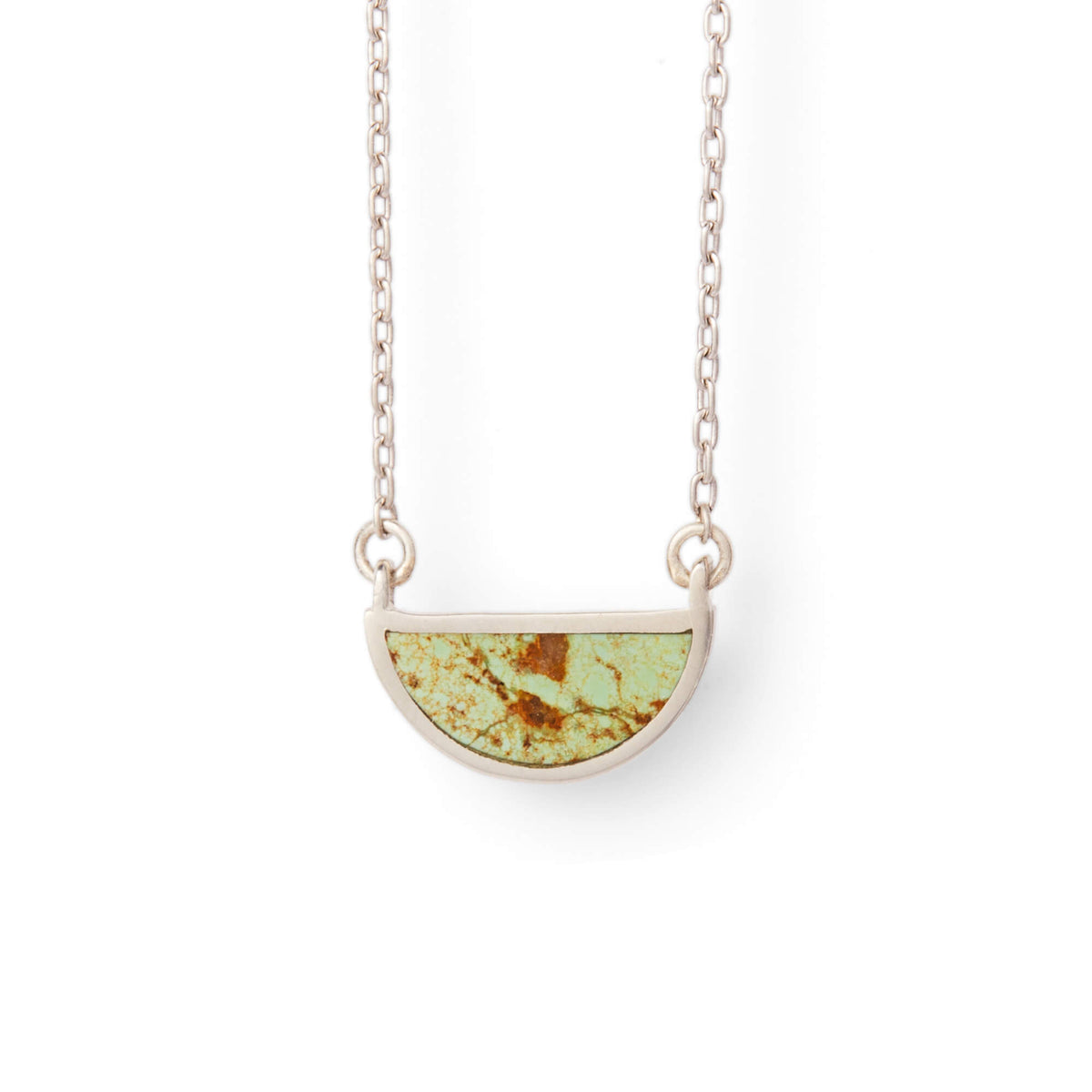 One Half Pendant / Blackjack Turquoise