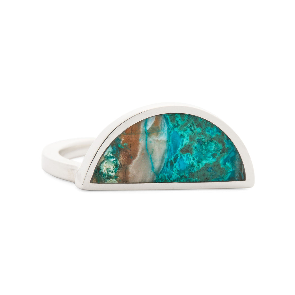 One Half Ring / Chrysocolla