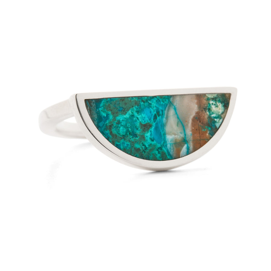 One Half Ring / Chrysocolla