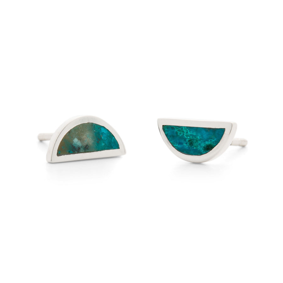 One Half Studs / Chrysocolla