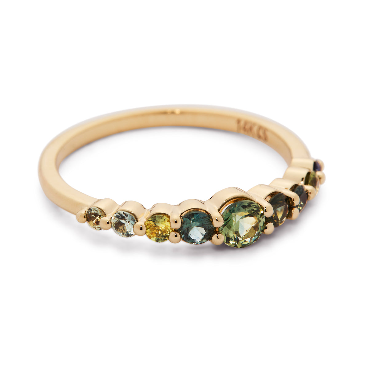 Edie Round Sapphire Ring