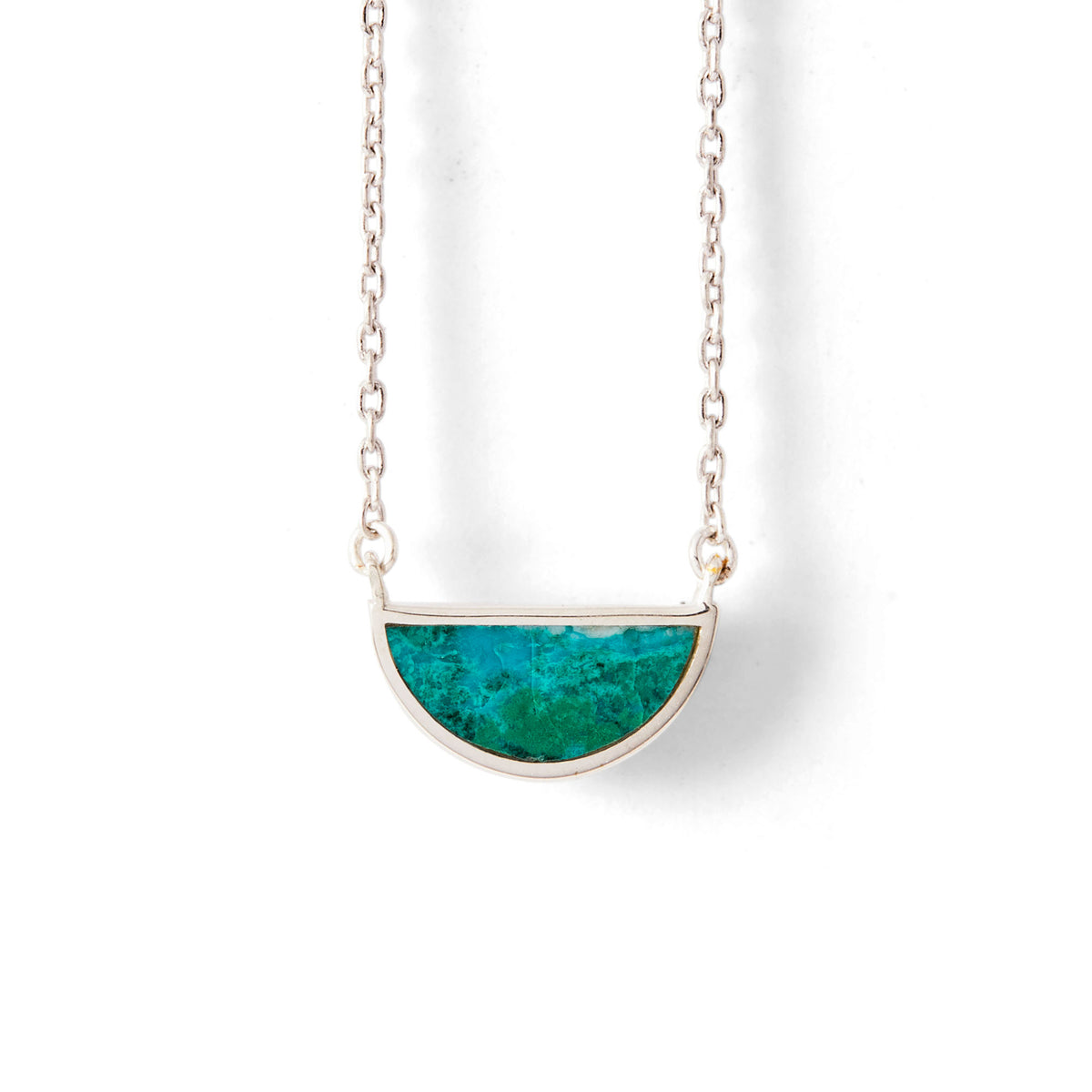 One Half Pendant / Chrysocolla