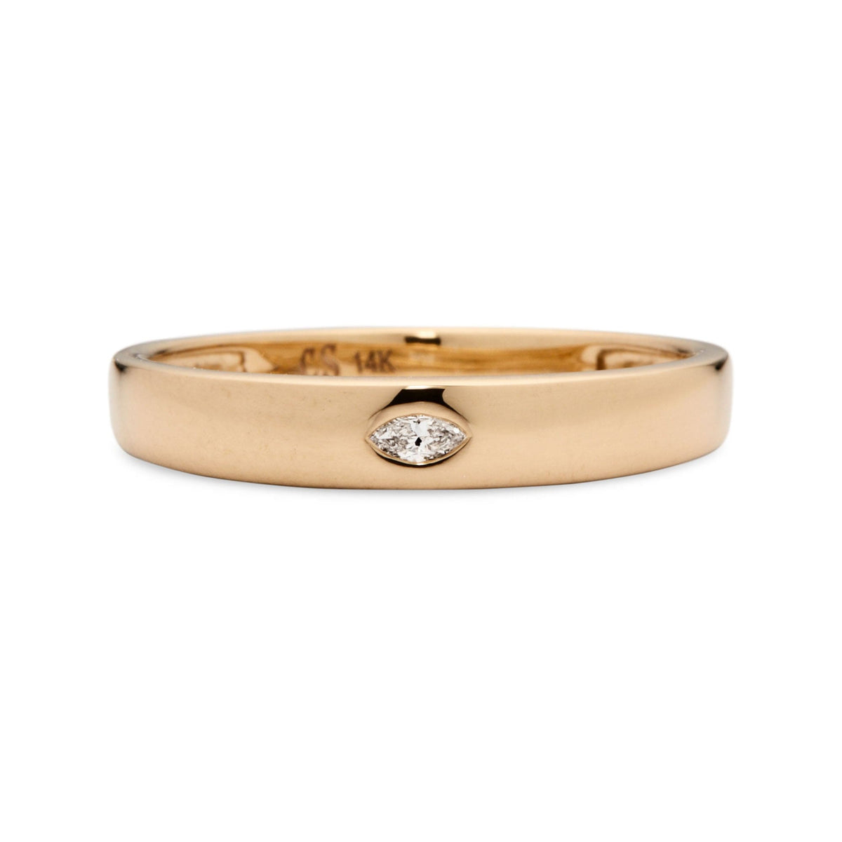 Floe Signet / Marquise Diamond
