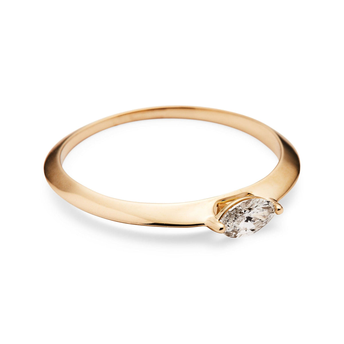 Flora White Diamond Ring