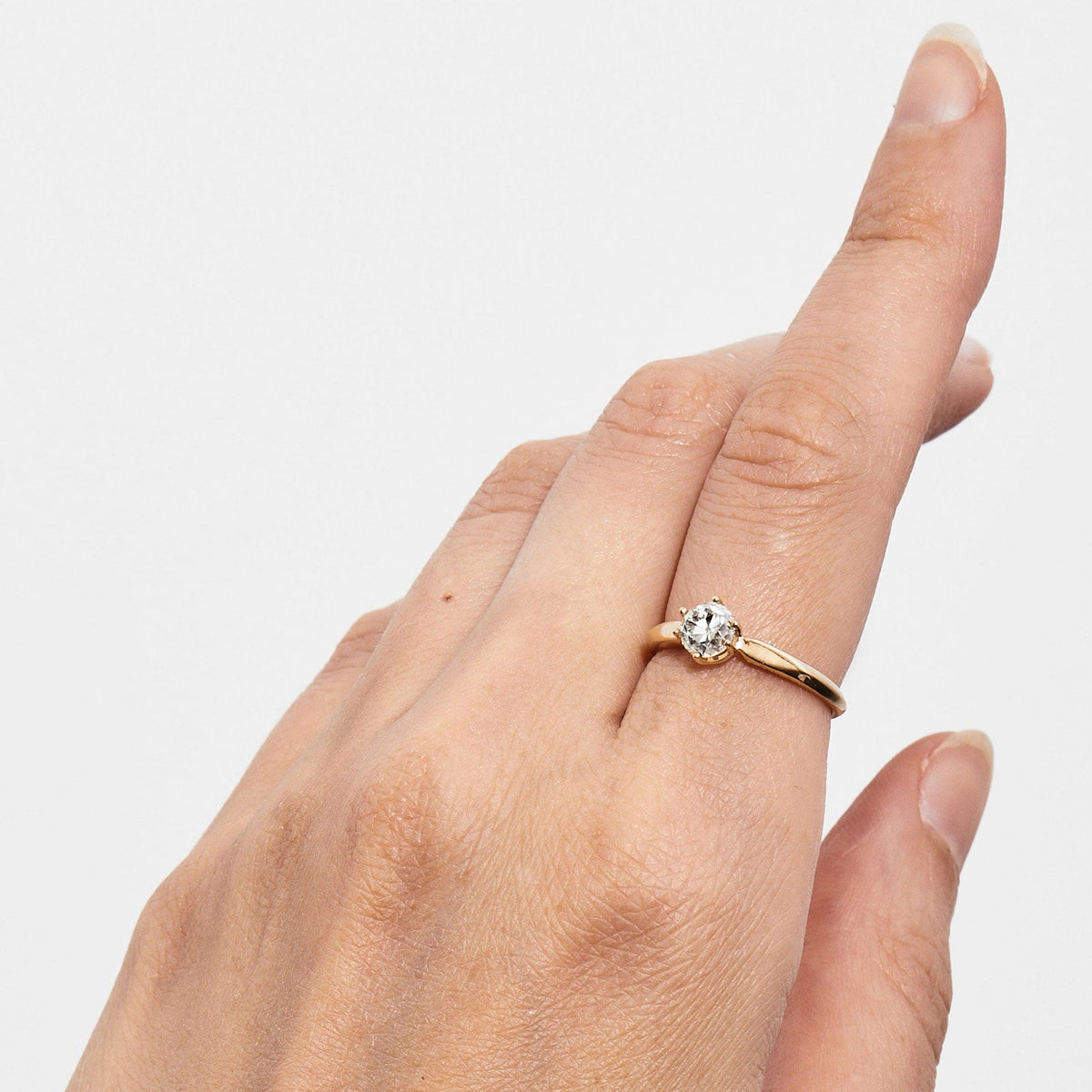 Leigh Old Euro Diamond Ring