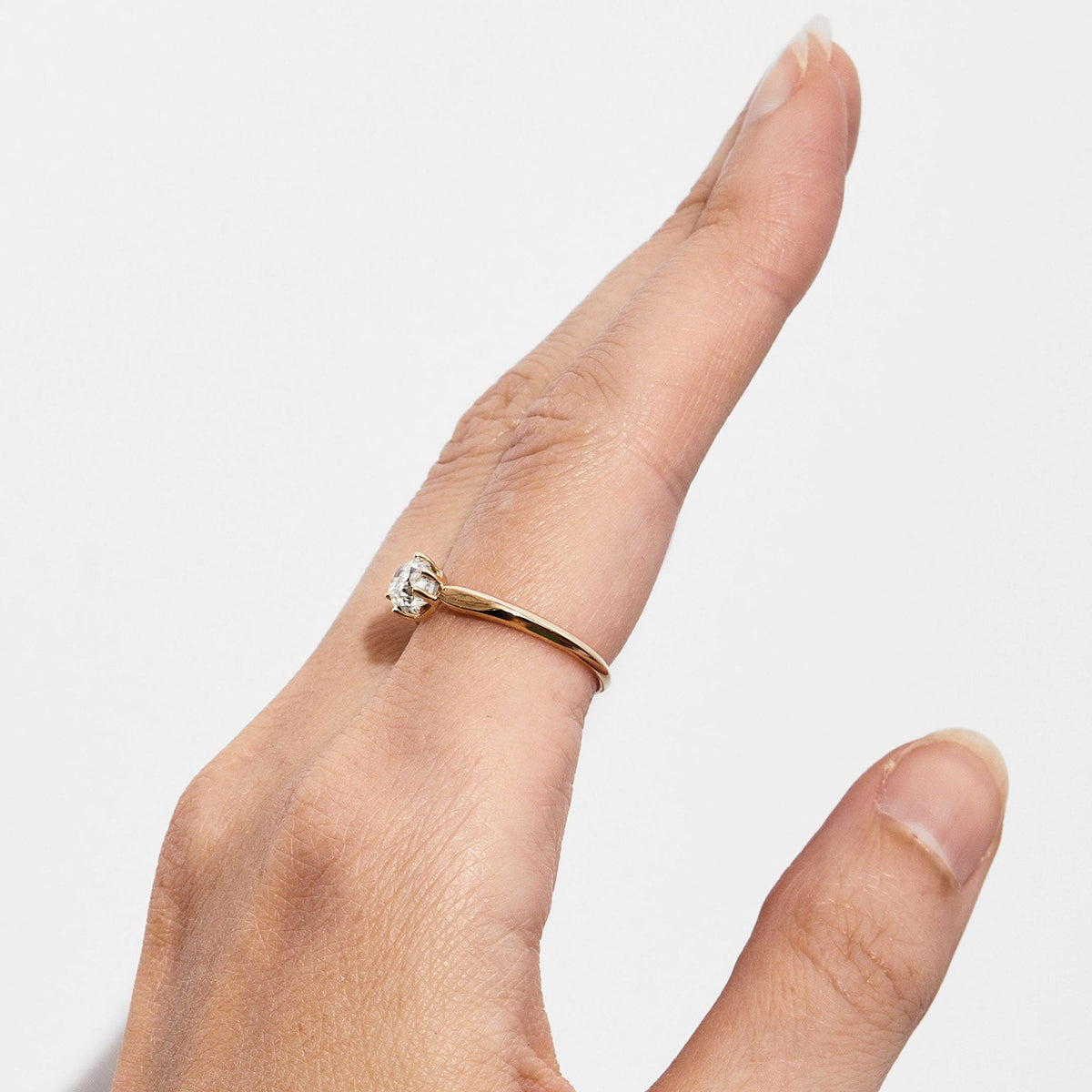 Leigh Old Euro Diamond Ring