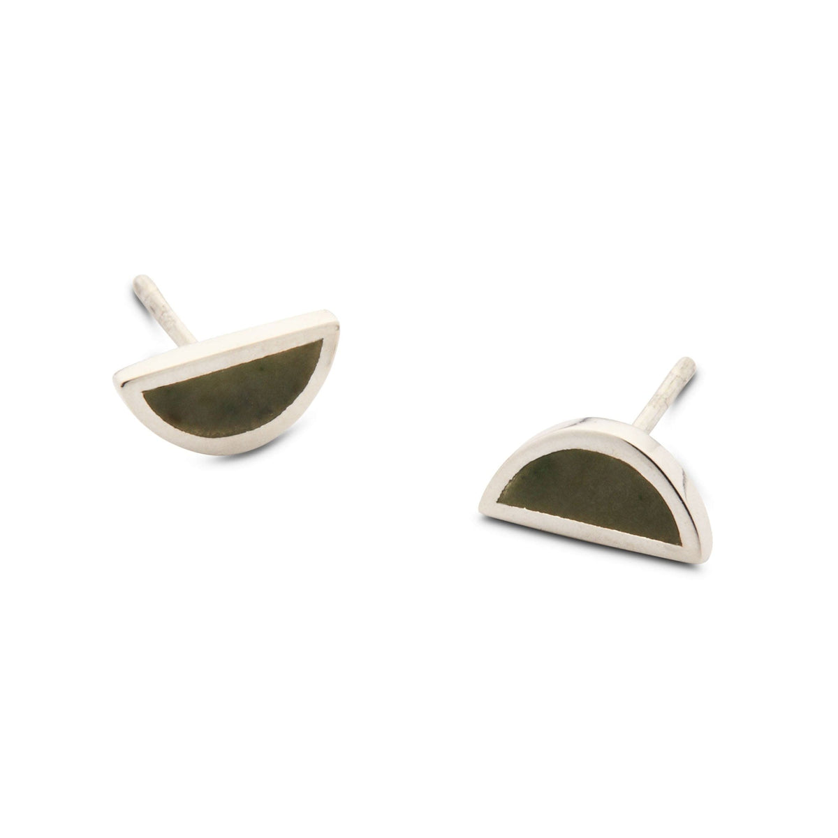 One Half Studs / Green Jade