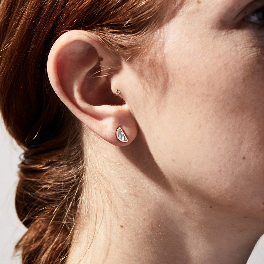 Mother of Pearl Stud Earrings