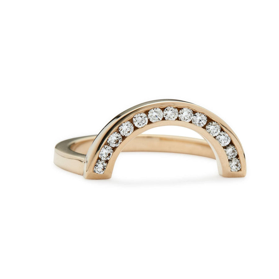 Petite Rainbow Ring / Diamonds - Casual Seance