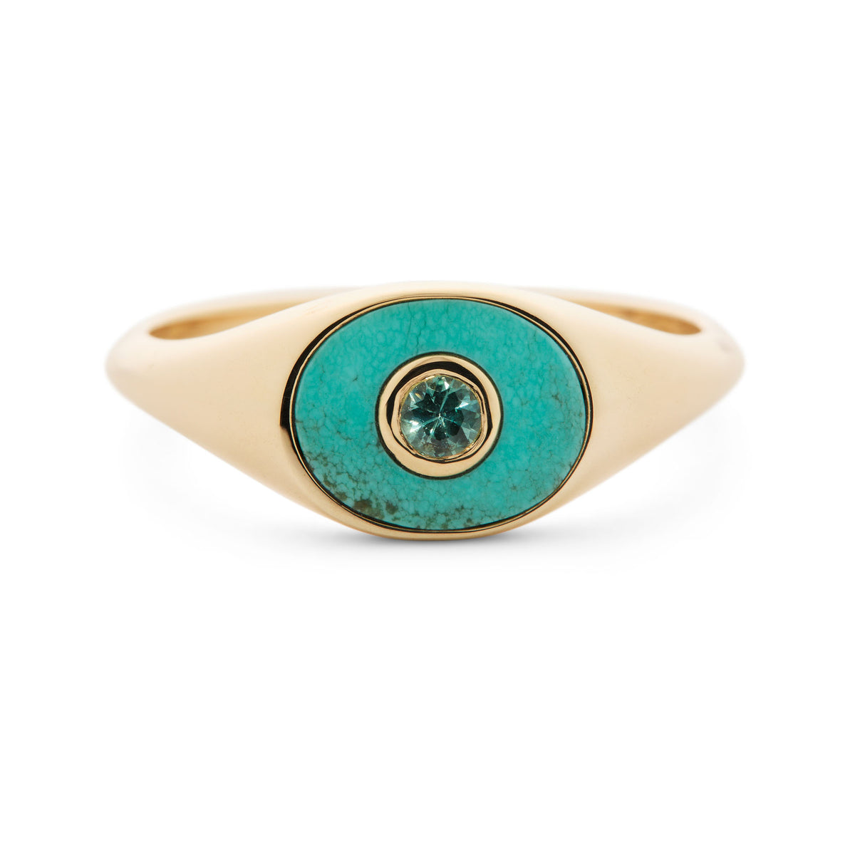 Eclipse Ring / Turquoise + Sapphire