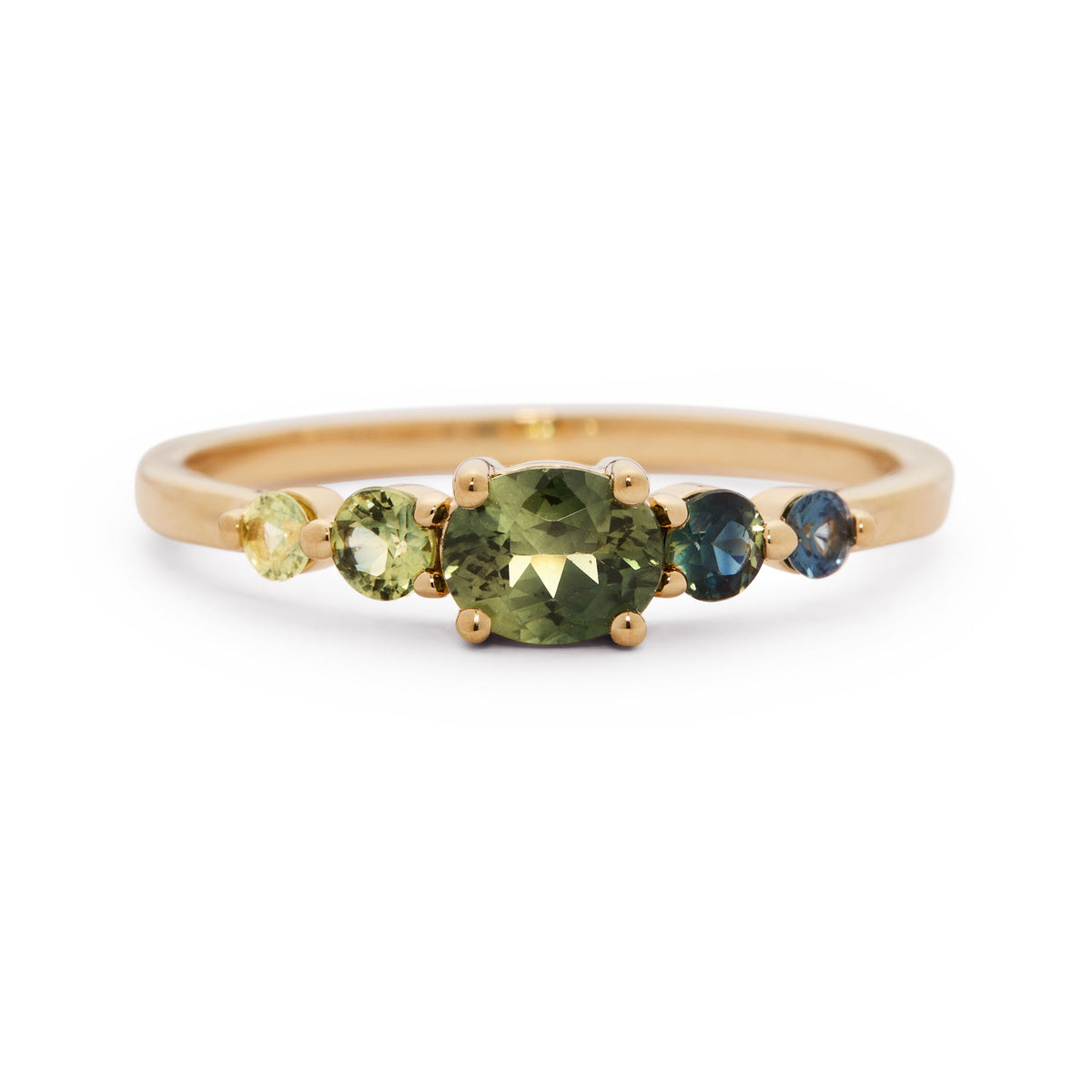 Edie Oval Sapphire Ring