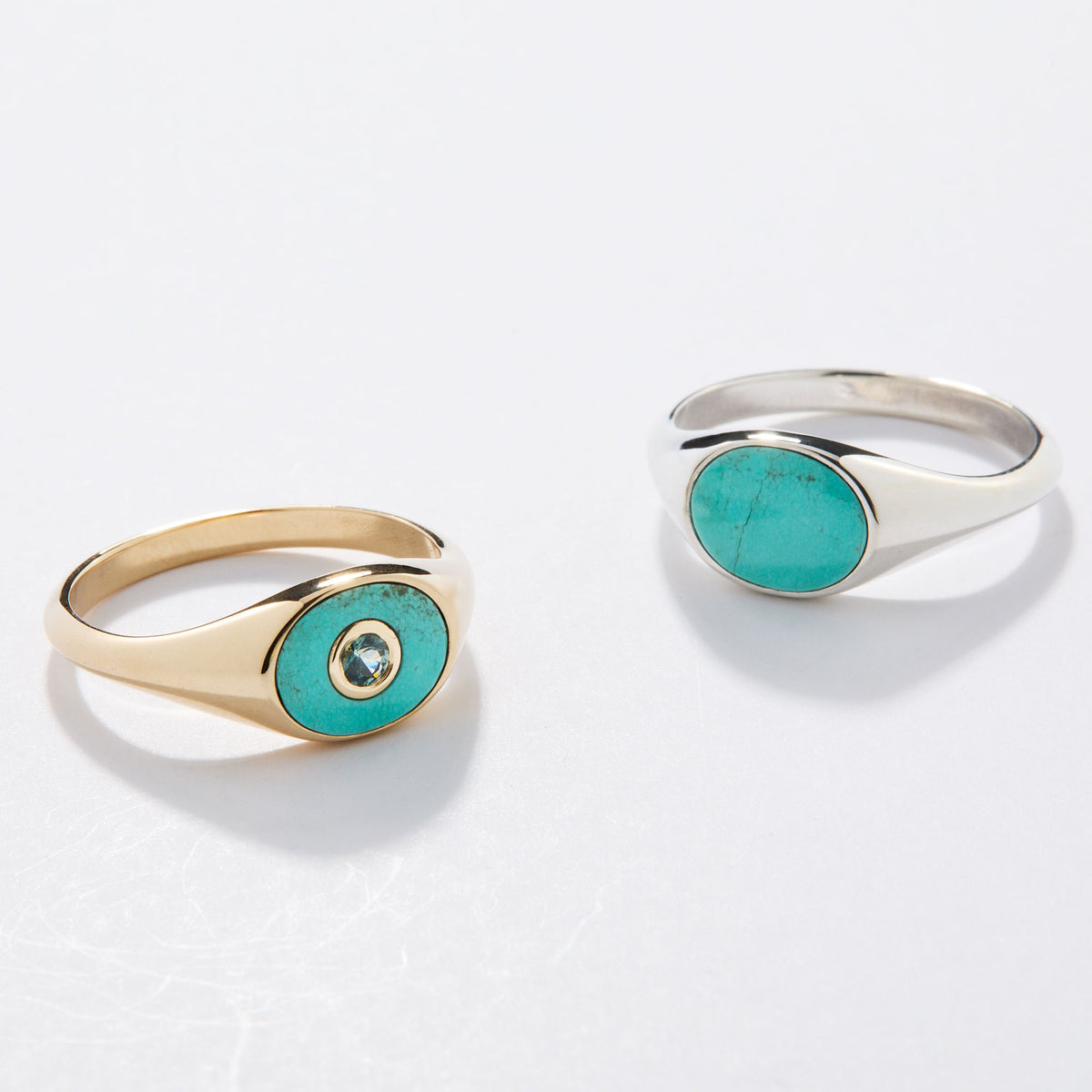 Eclipse Ring / Turquoise + Sapphire