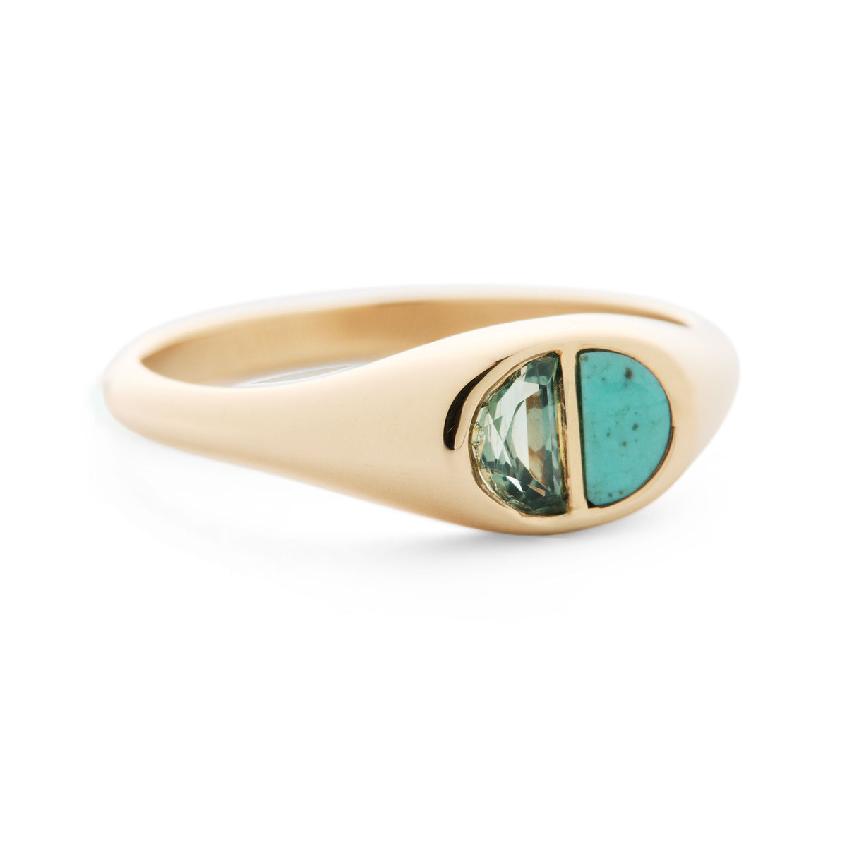 Horizon Ring / Turquoise + Sapphire