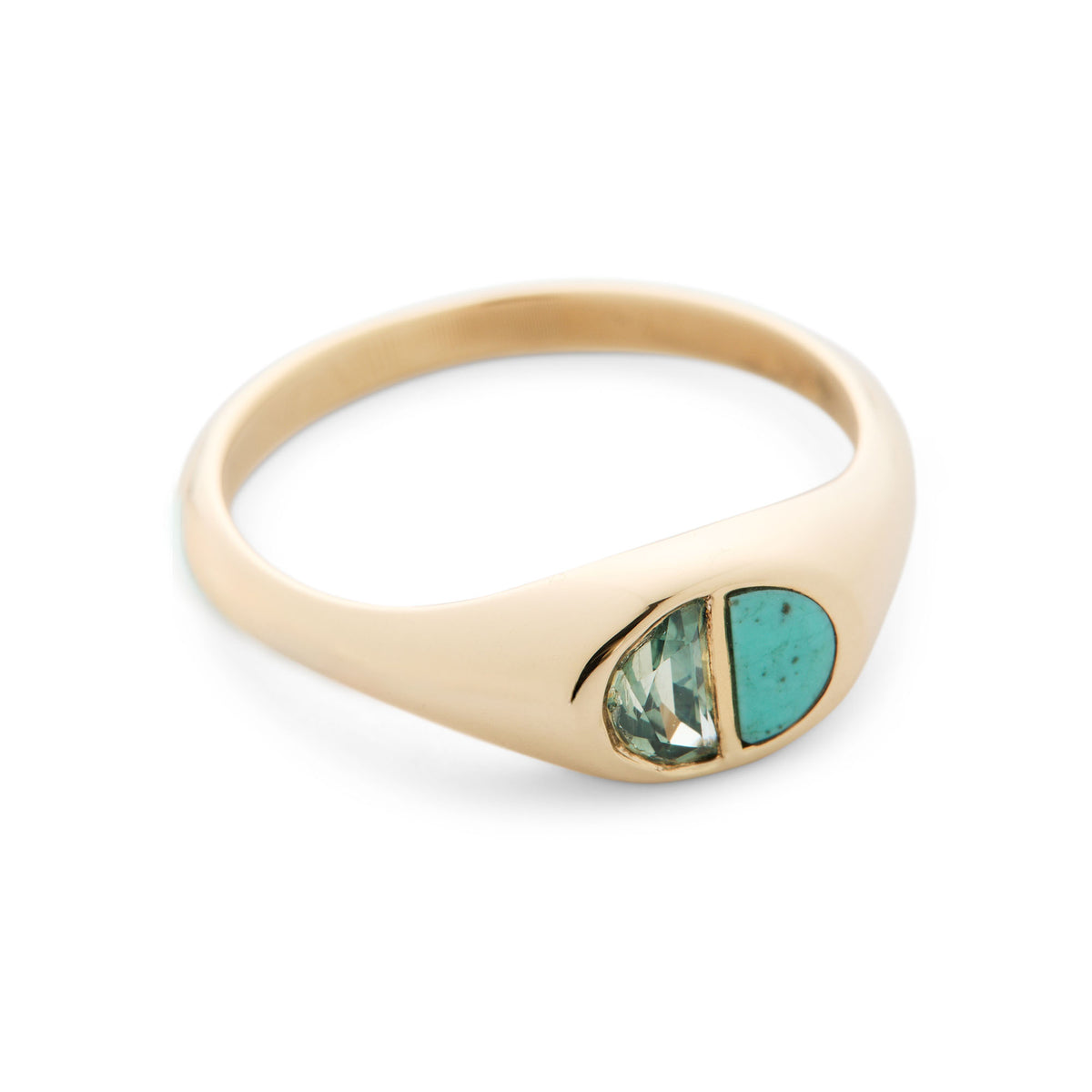 Horizon Ring / Turquoise + Sapphire