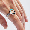 number 8 turquoise ring