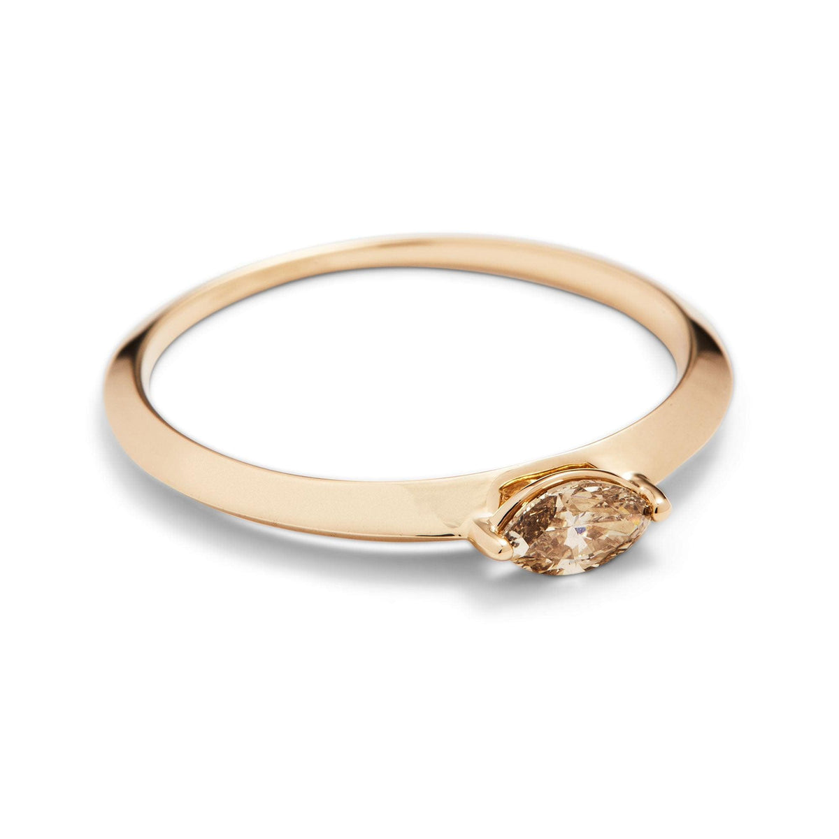 Flora Champagne Diamond Ring - Casual Seance