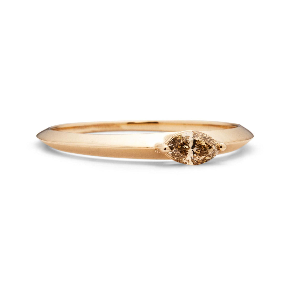 Flora Champagne Diamond Ring - Casual Seance