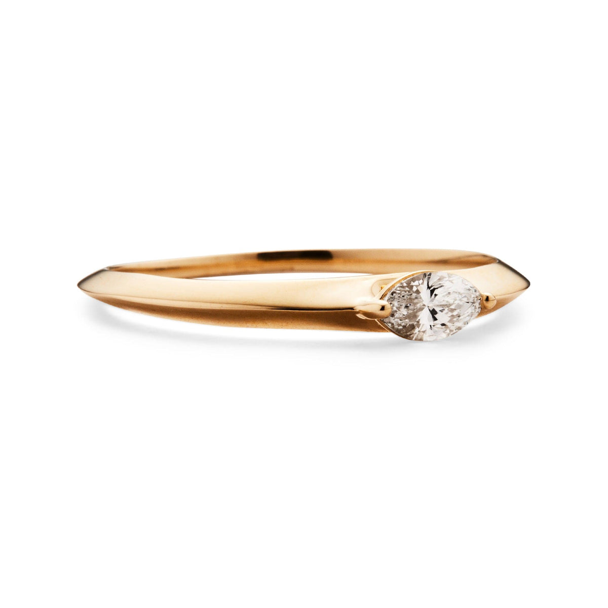 Flora White Diamond Ring