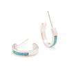 Number Eight Turquoise Hoops