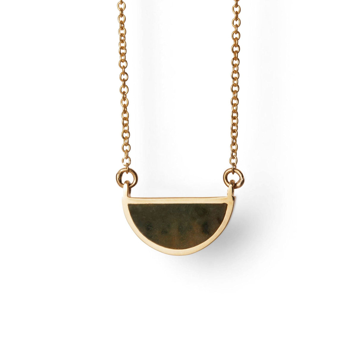 Gold Jade Necklace